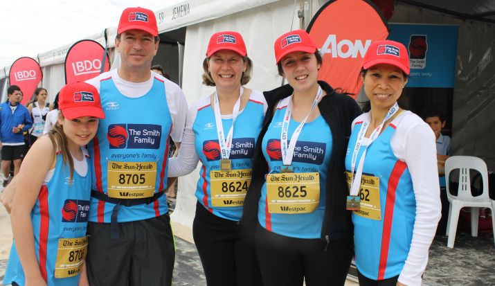 City2Surf Smith Family Team 2014