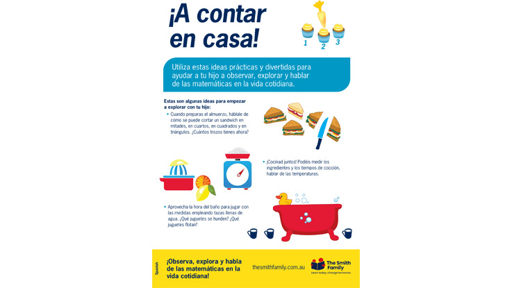 spanish lets count information sheet for parents