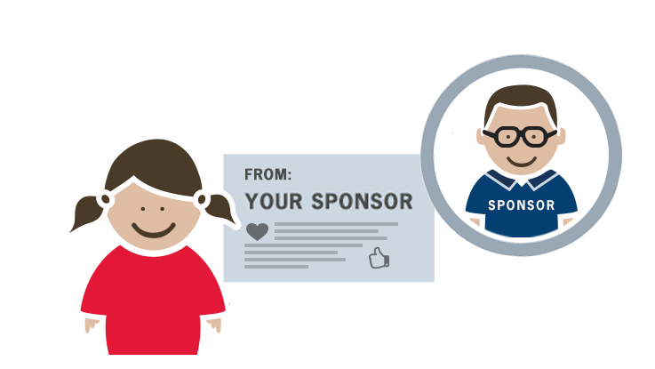your money goes to connecting with sponsor